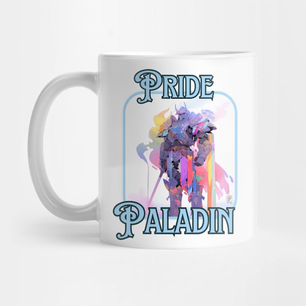 Rainbow Pride PRIDE PALADIN T-Shirt Mug Coffee Mug Apparel Hoodie Sticker Gift T-Shirt by Kindness Apparel Company